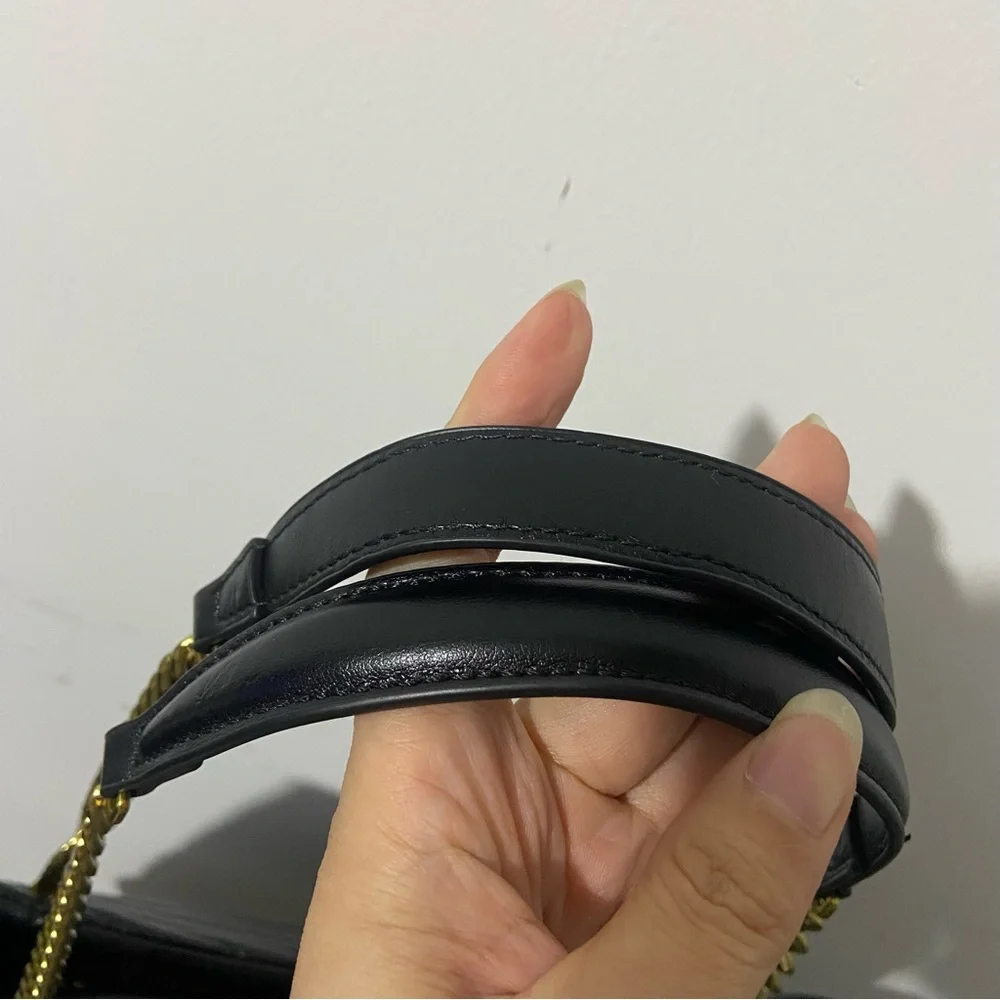 Tory Burch Kira Chevron Tote Black - Picture 8 of 11